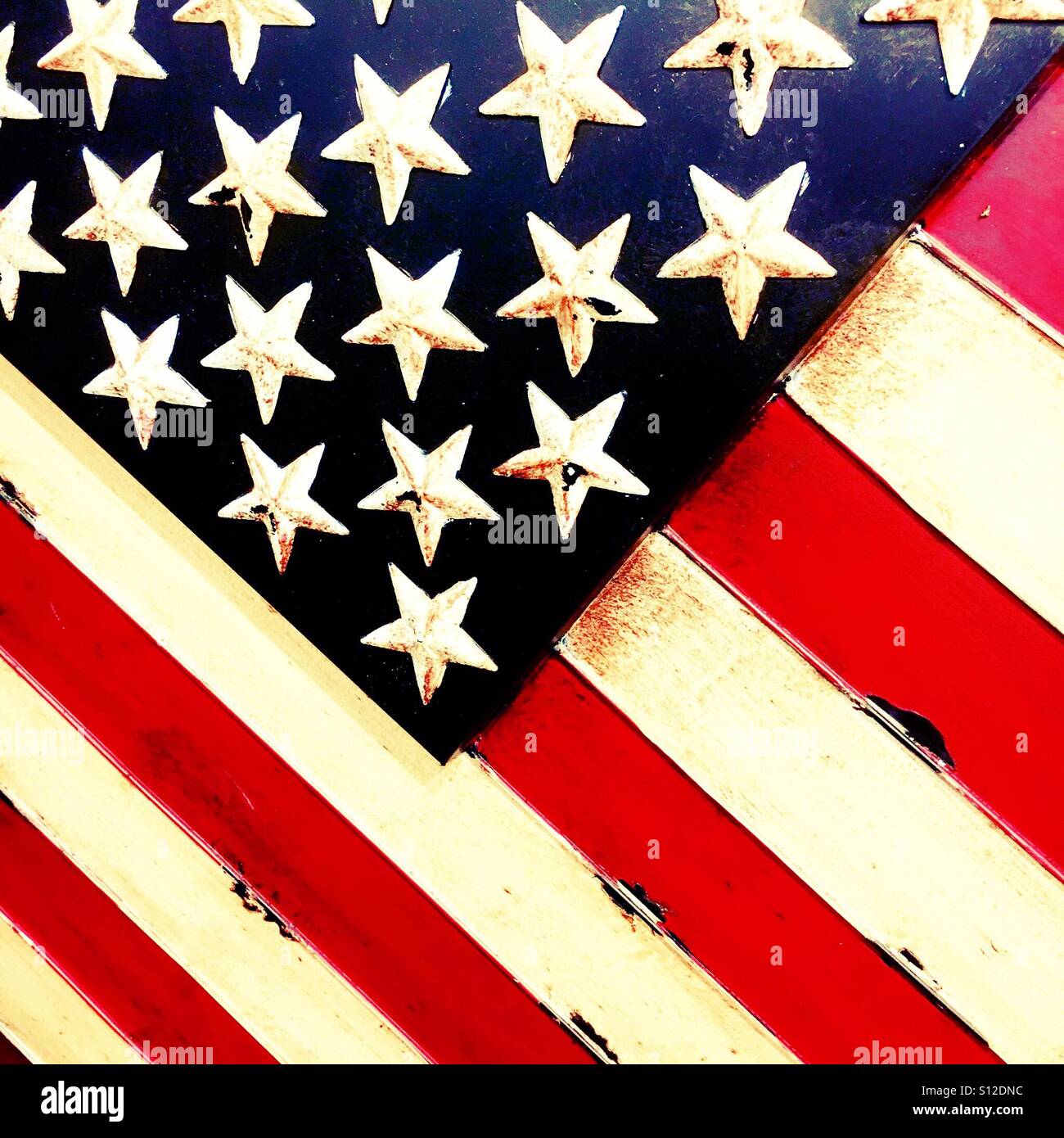 American flag - Smartphone Captured Stock Image