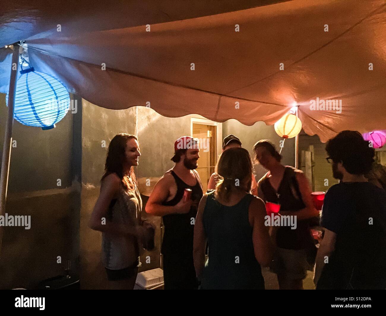 Party - Smartphone Captured Stock Image