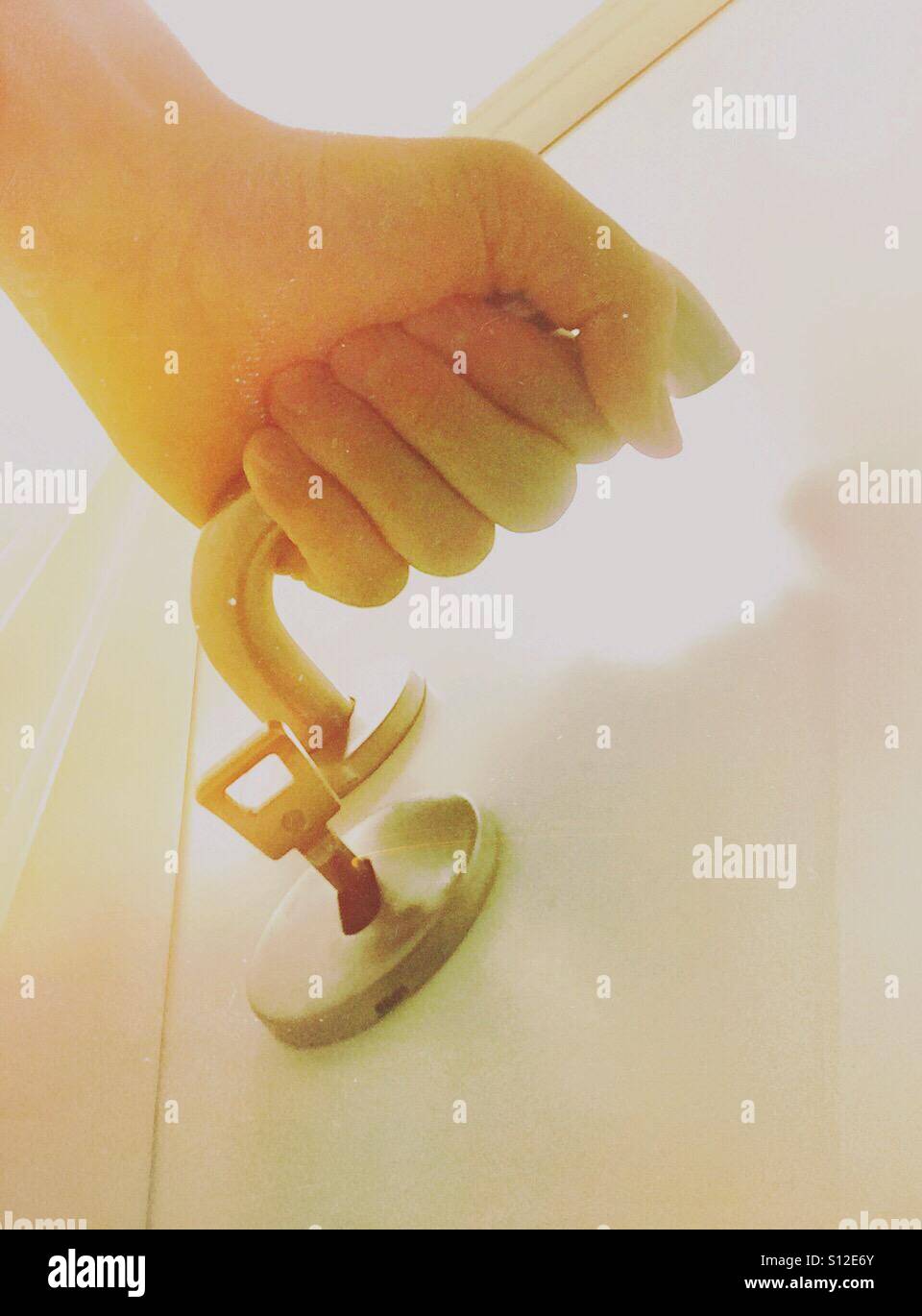 Exit or enter? - Smartphone Captured Stock Image