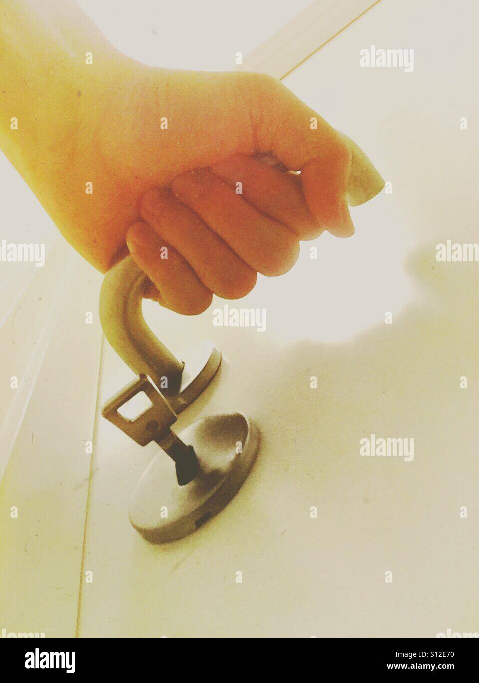 Exit or enter? - Smartphone Captured Stock Image