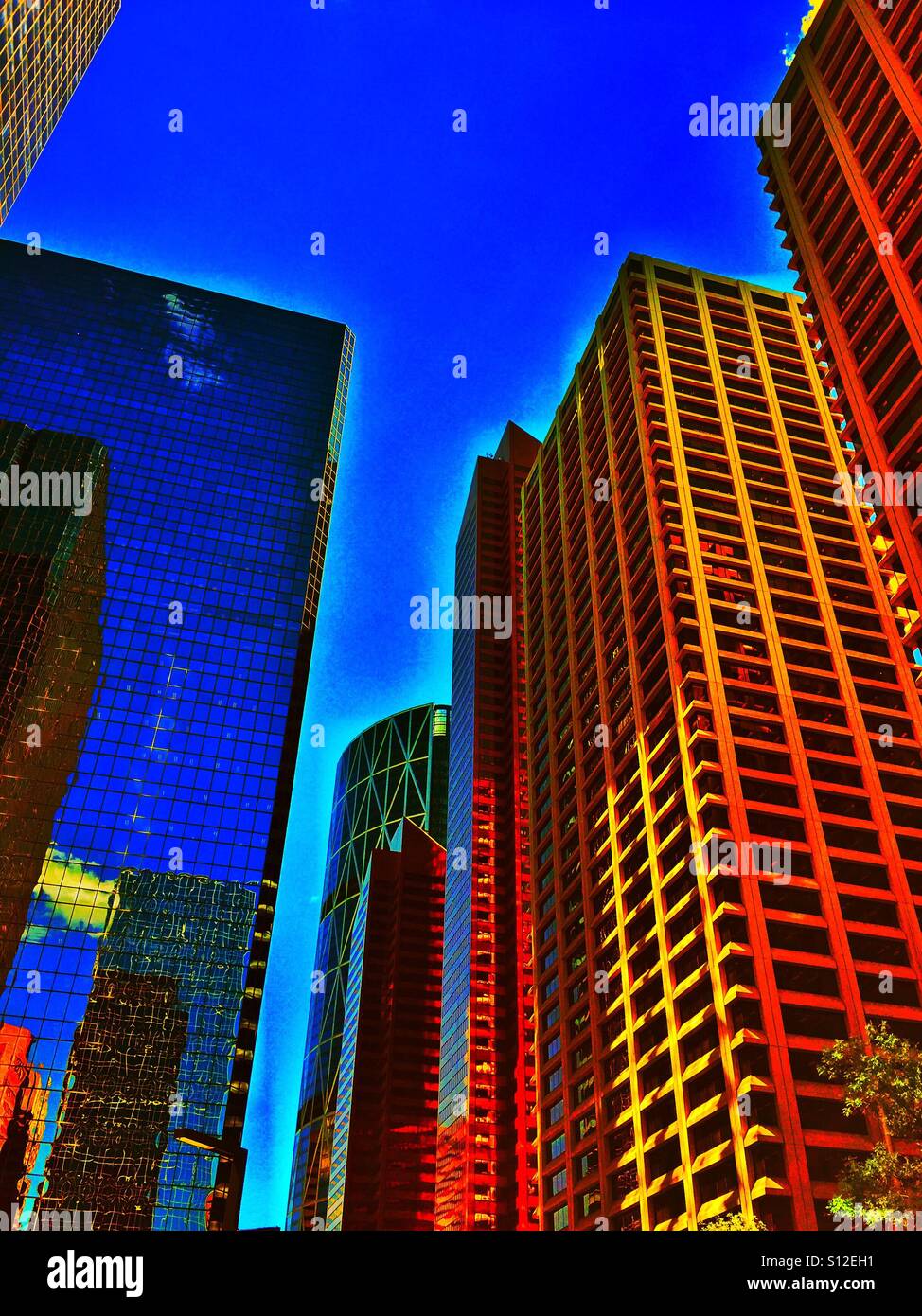 Downtown transformation - Smartphone Captured Stock Image