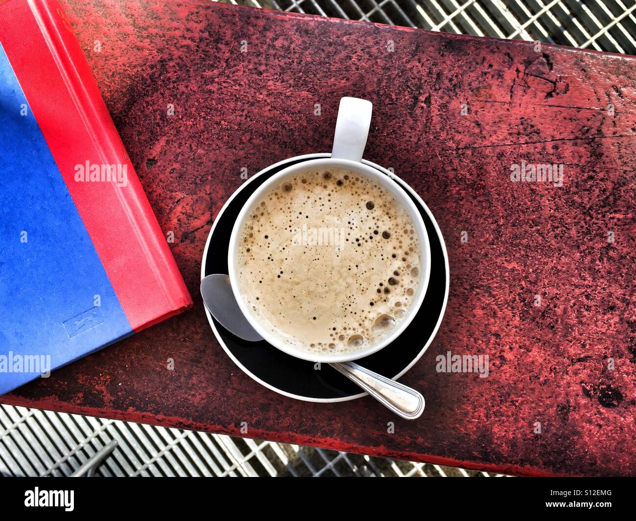 Coffee and book Stock Photo