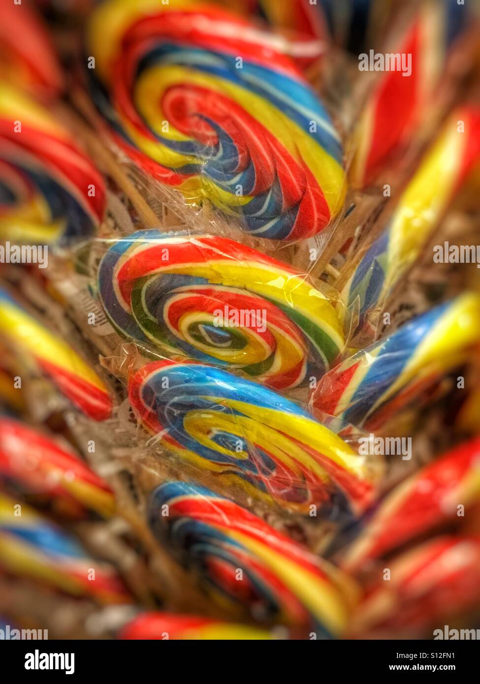 Multicoloured candy lolly hi-res stock photography and images - Alamy
