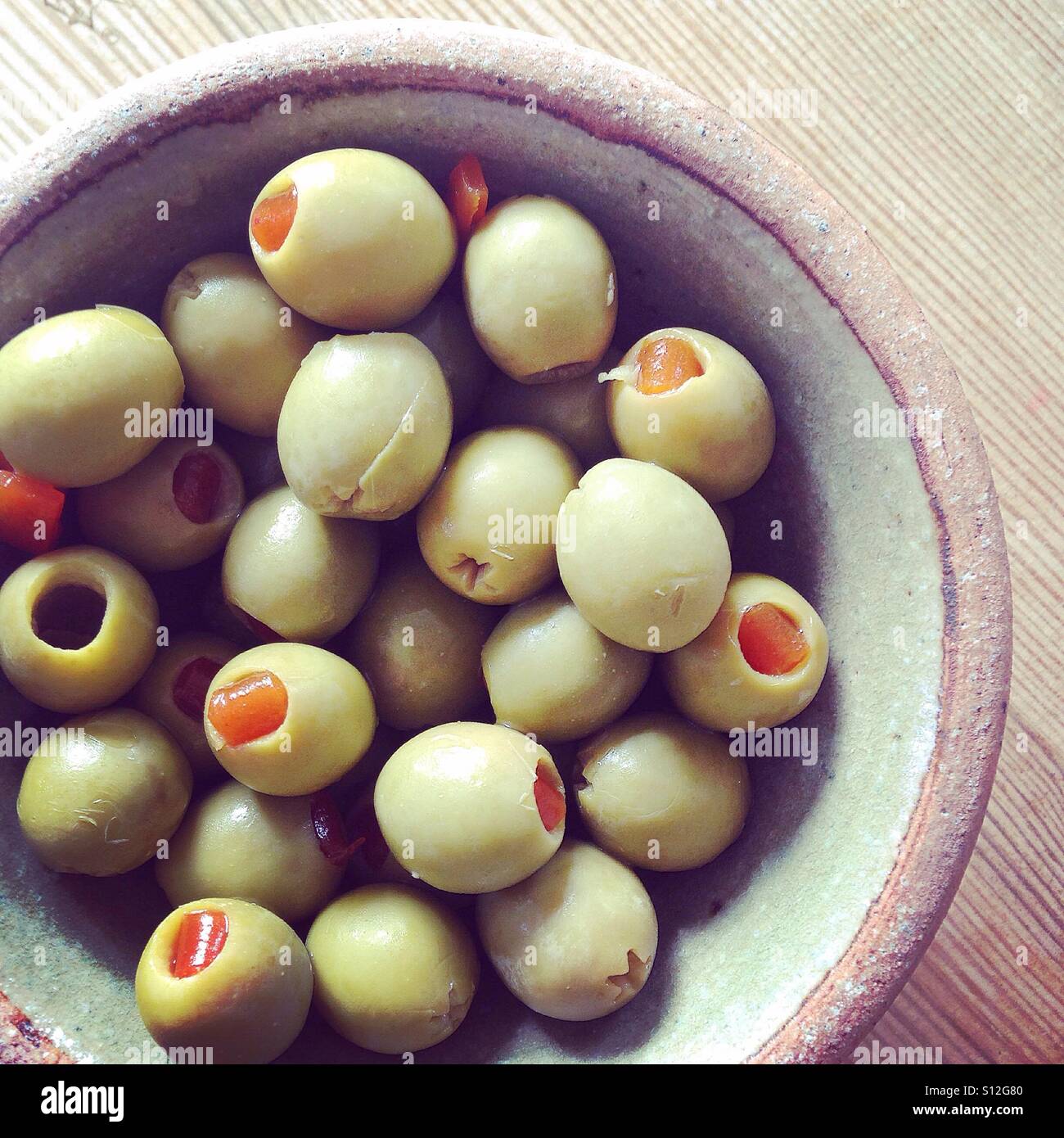Bowl of Olives Stock Photo - Alamy