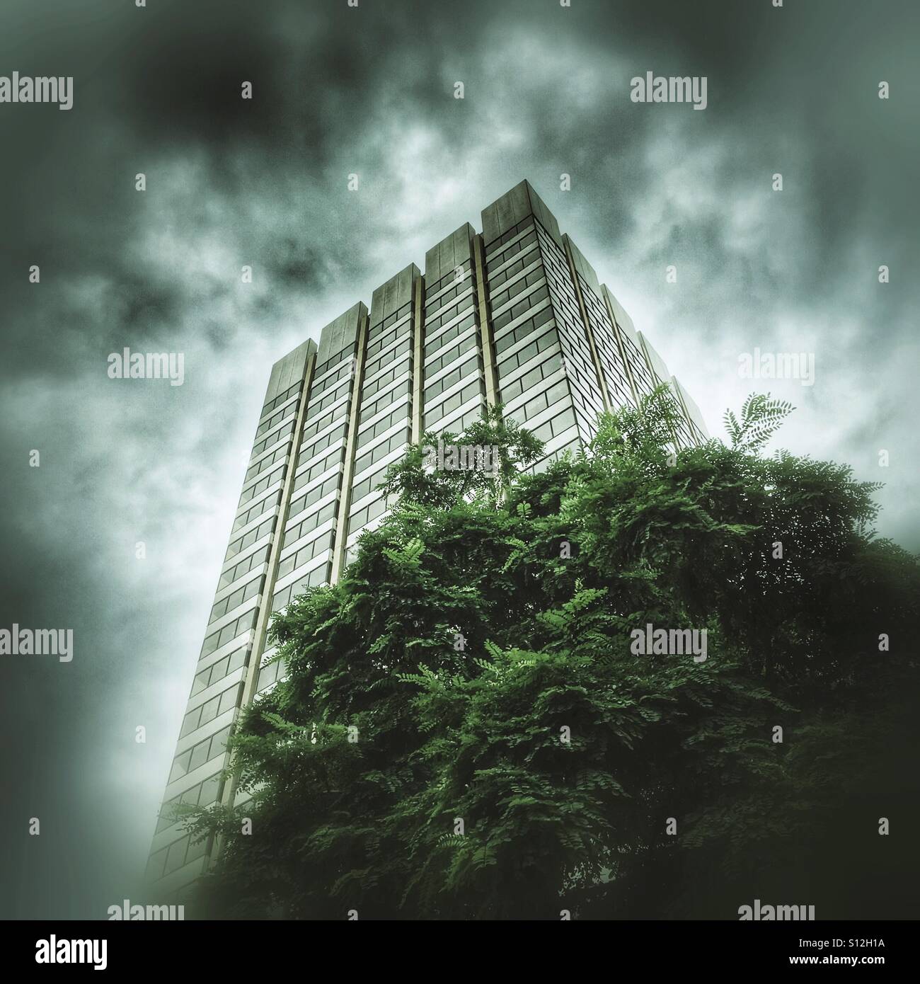 ITV Towers (The London Studios), South Bank, London, England, UK. - Smartphone Captured Stock Image