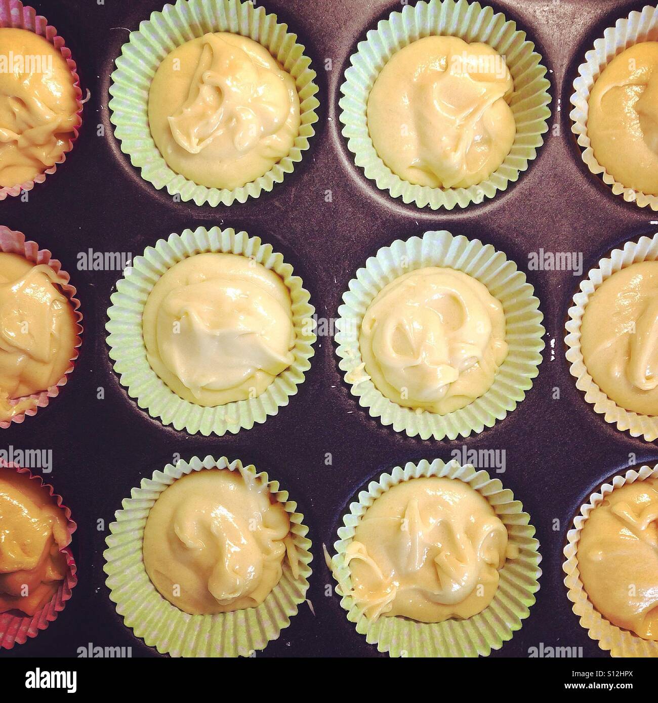 Cupcake Mixture - Smartphone Captured Stock Image