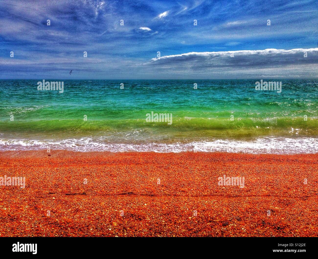 The beach at Shoreham by sea Stock Photo Alamy