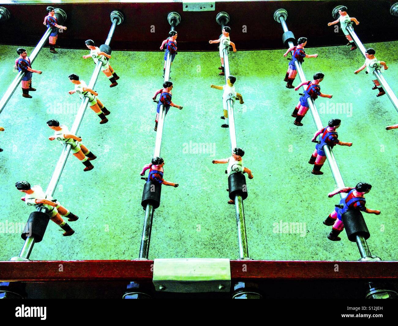 Table football game Stock Photo Alamy