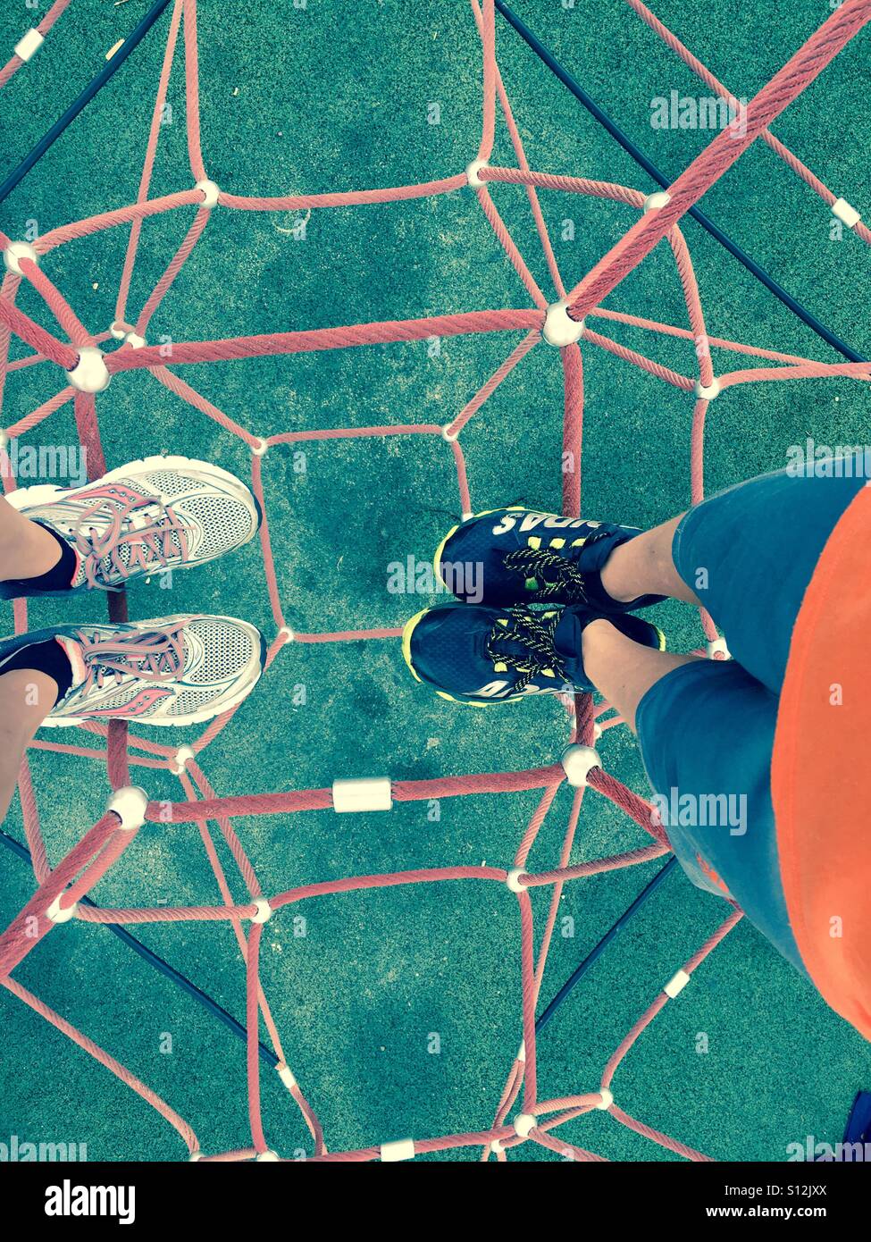 Rope playground feet hires stock photography and images Alamy