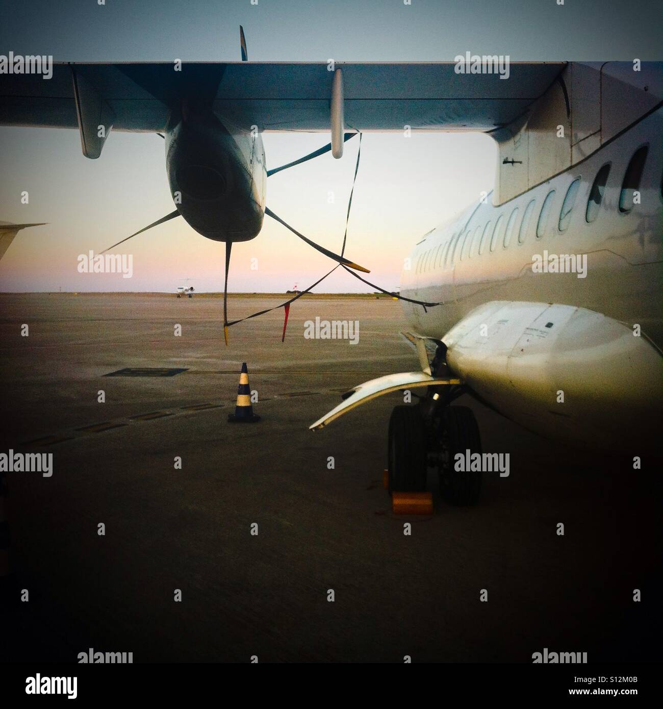 Propeller plane - Smartphone Captured Stock Image