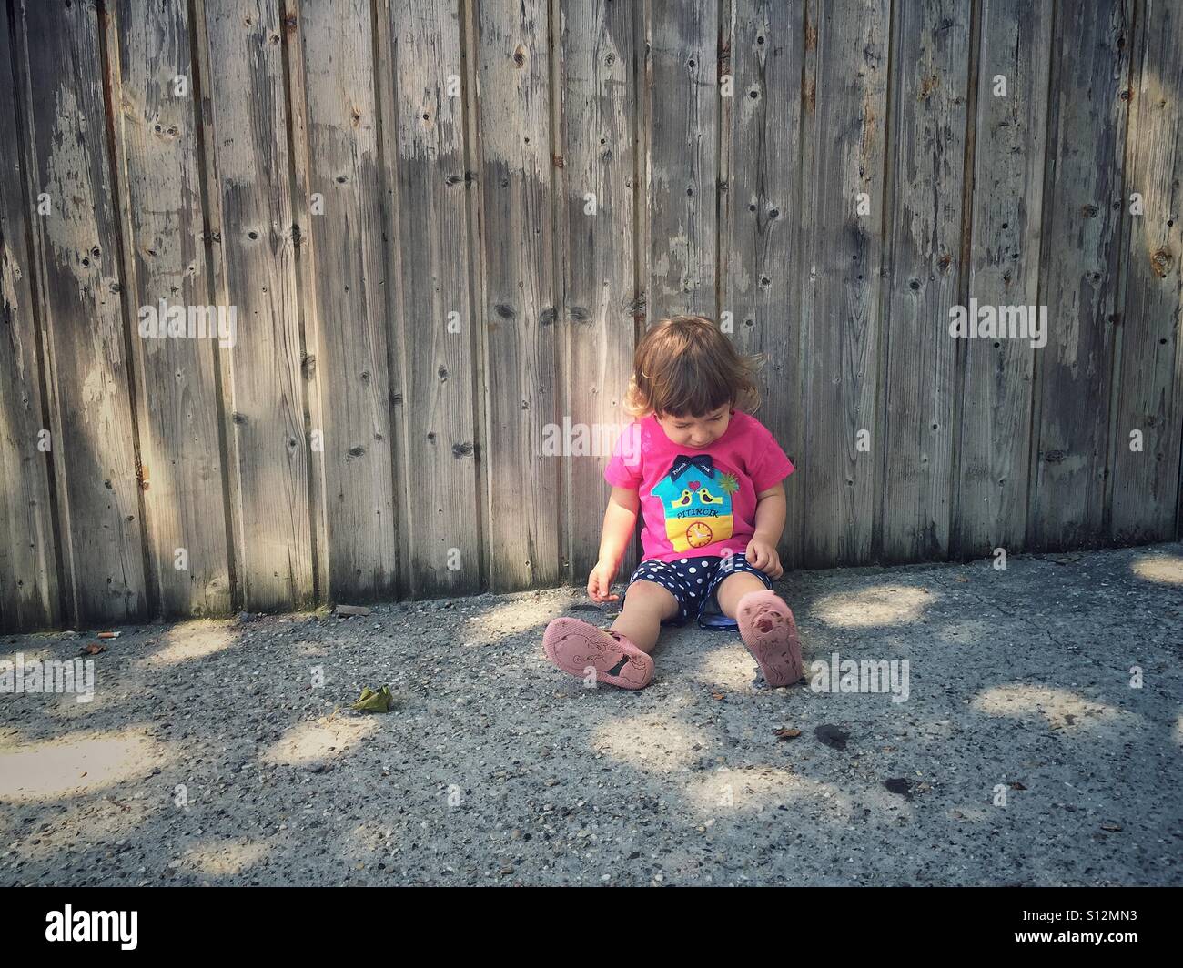 Abandoned kid - Smartphone Captured Stock Image