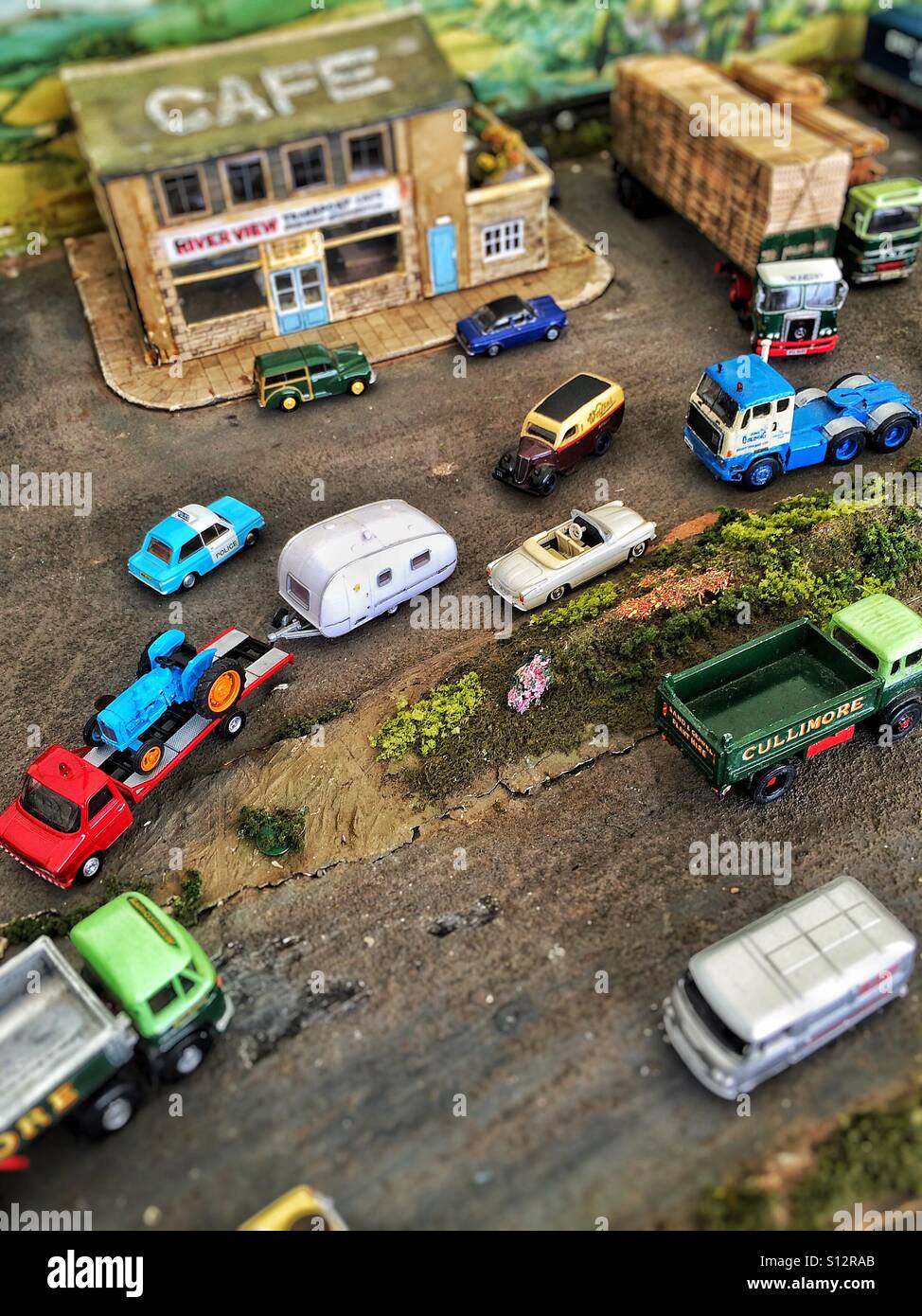 Model diorama Stock Photo
