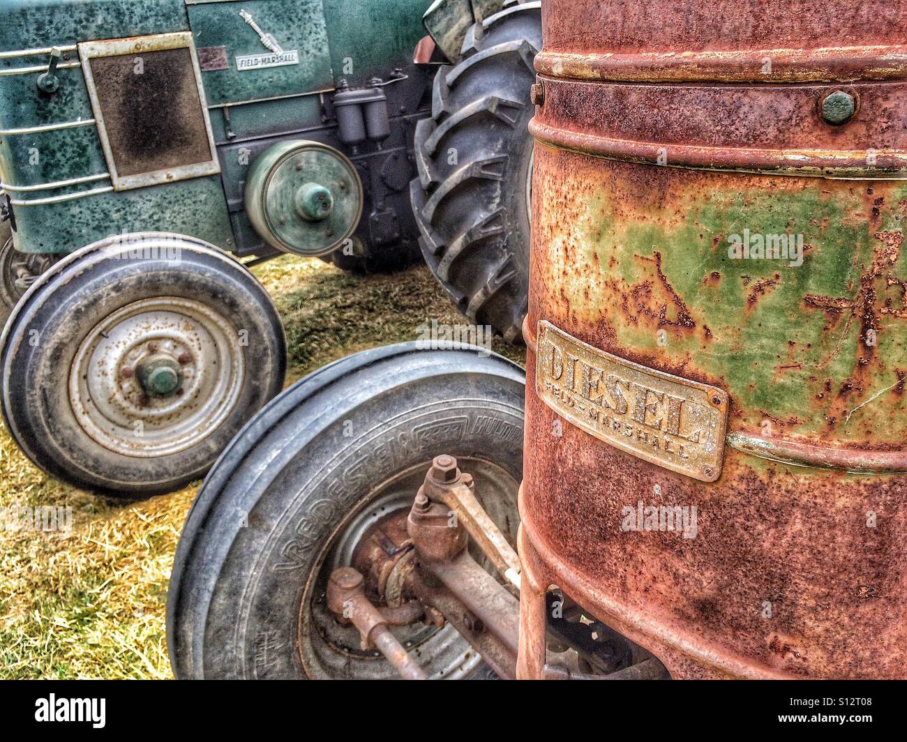 Old tractors - Smartphone Captured Stock Image