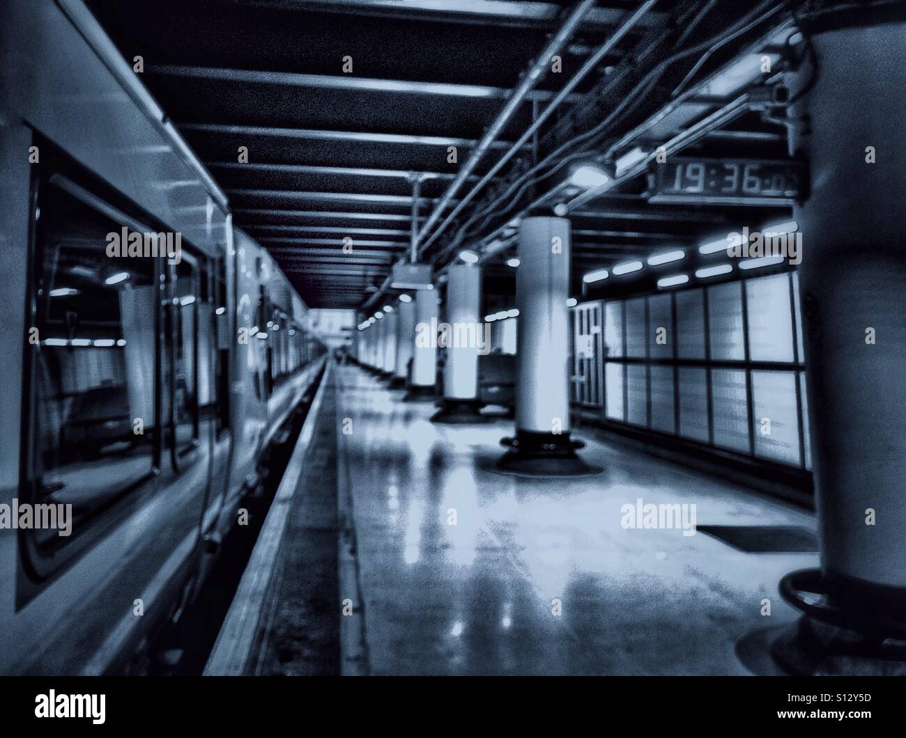 Victoria station. - Smartphone Captured Stock Image