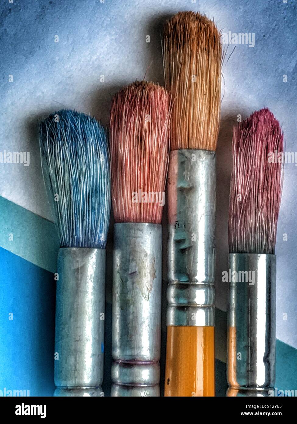 Paintbrushes - Smartphone Captured Stock Image