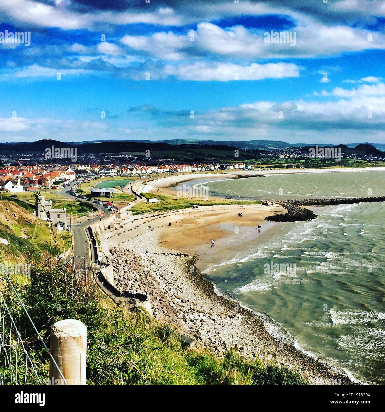 Llandudno, North Wales - Smartphone Captured Stock Image