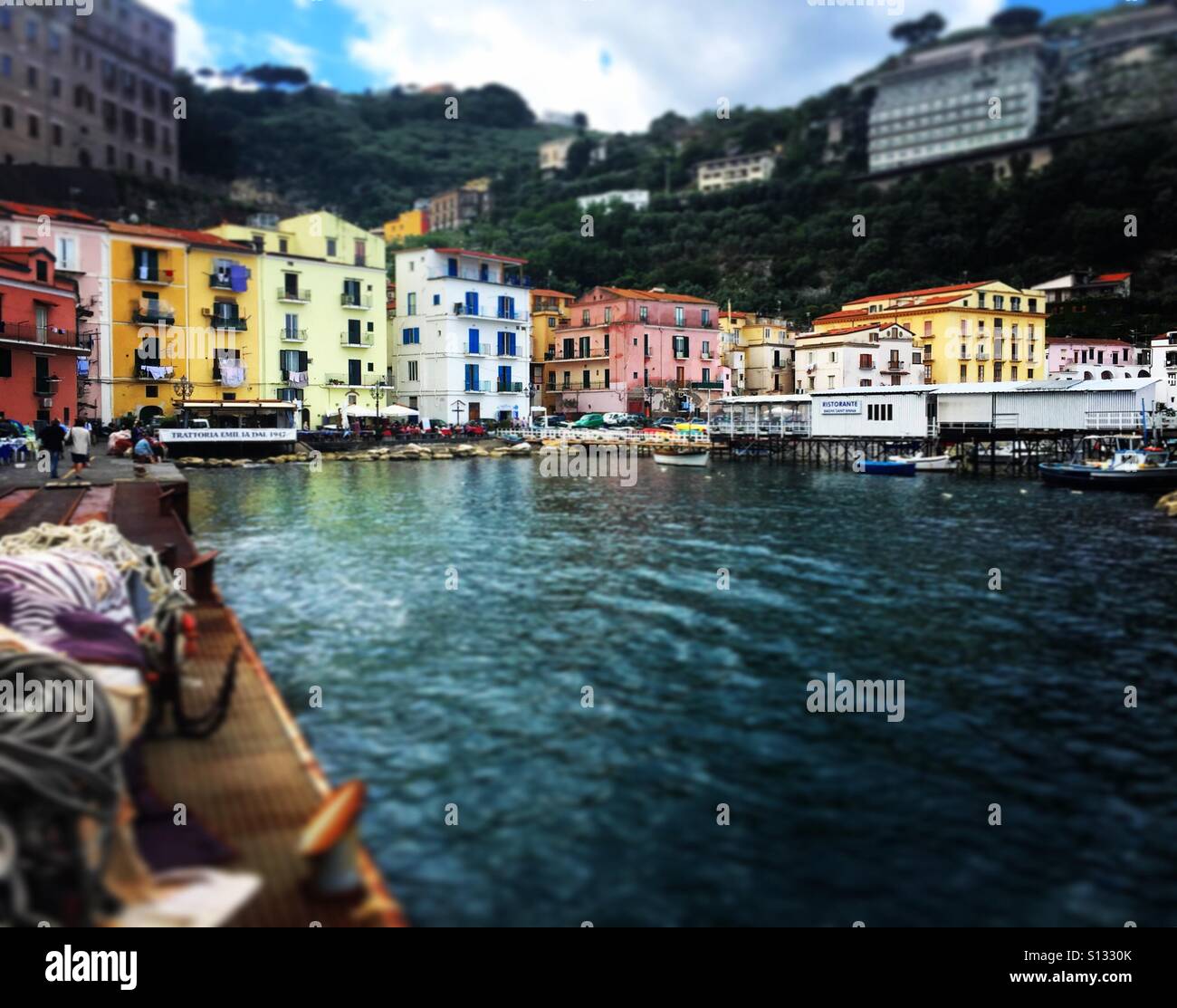 Colours of Marina Grande, Sorrento - Smartphone Captured Stock Image