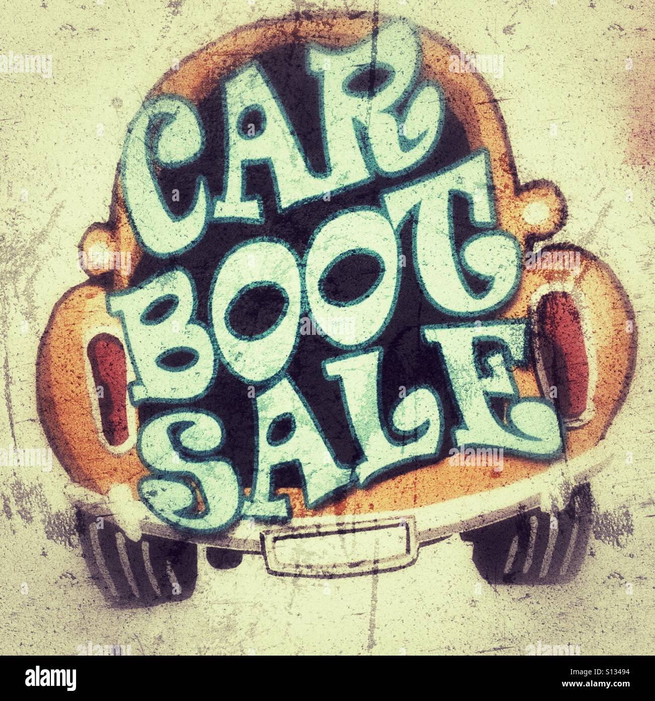 Car Boot Sale Stock Photo Alamy