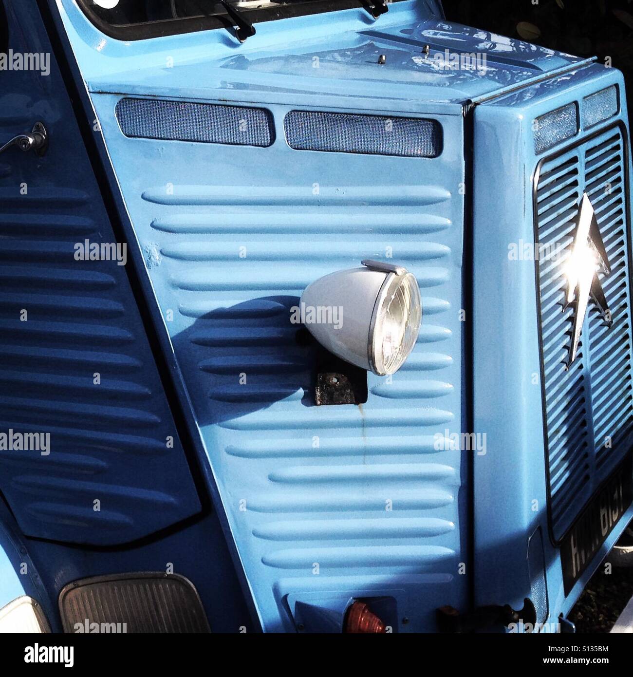 Classic Citroen van detail. iPhone photo with some Instagram style processing. - Smartphone Captured Stock Image