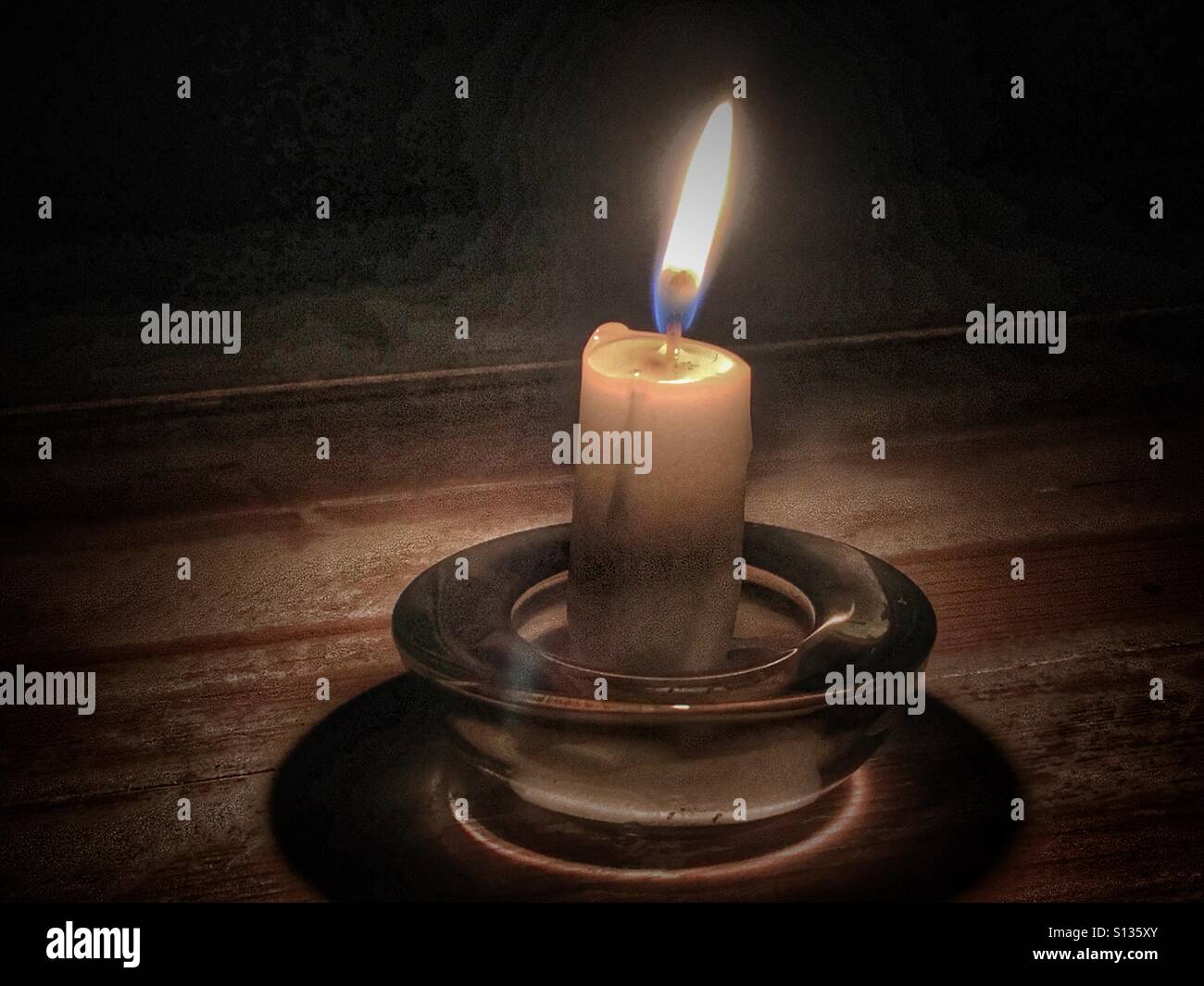 Candle - Smartphone Captured Stock Image