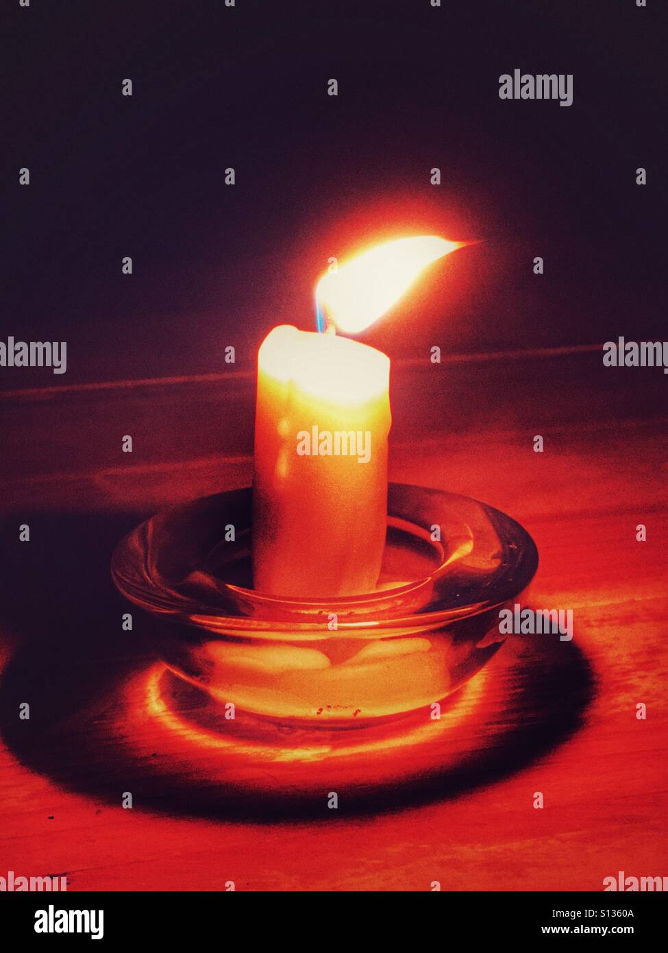 Candle - Smartphone Captured Stock Image