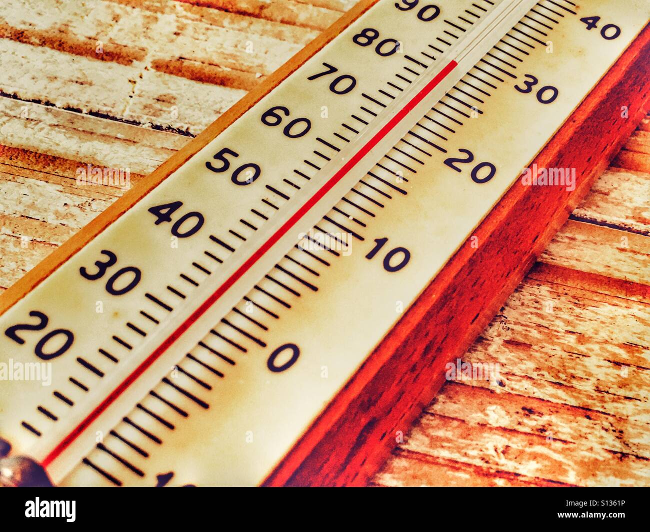 Thermometer - Smartphone Captured Stock Image