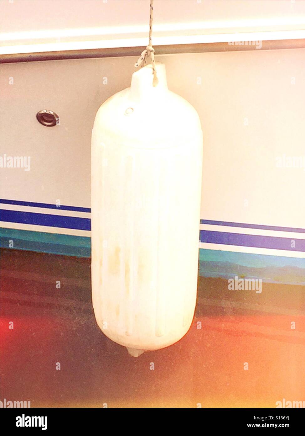 Boat fender - Smartphone Captured Stock Image