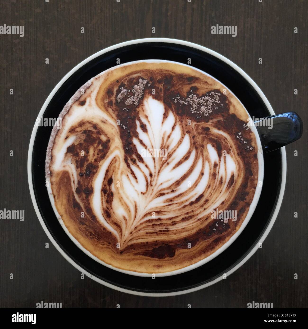 Cappuccino - Smartphone Captured Stock Image