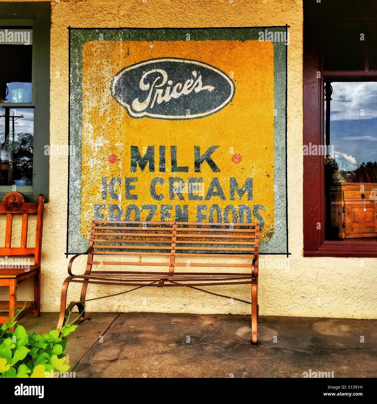 Ice cream in west texas Stock Photo Alamy