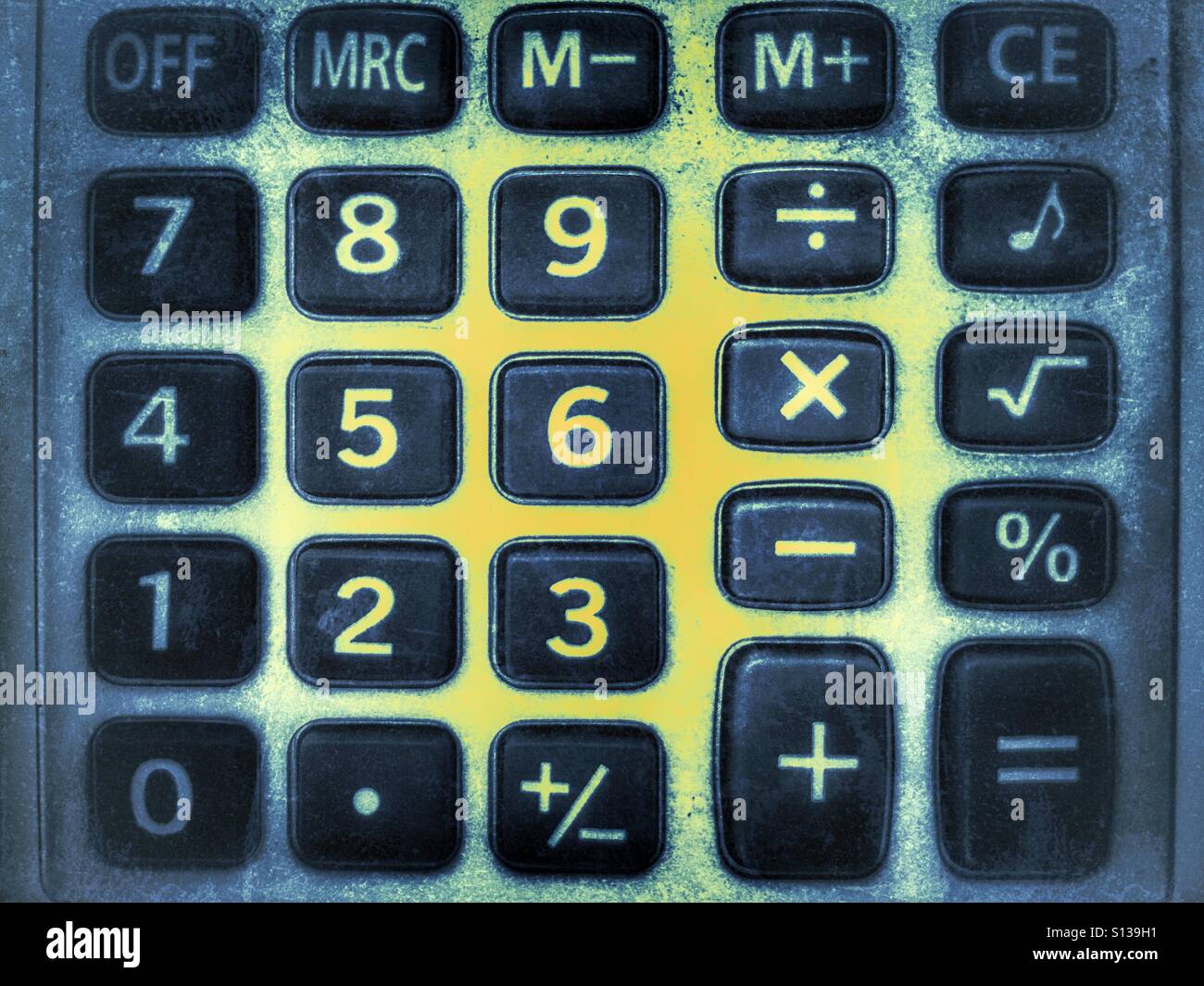 Numeric keypad Stock Photo