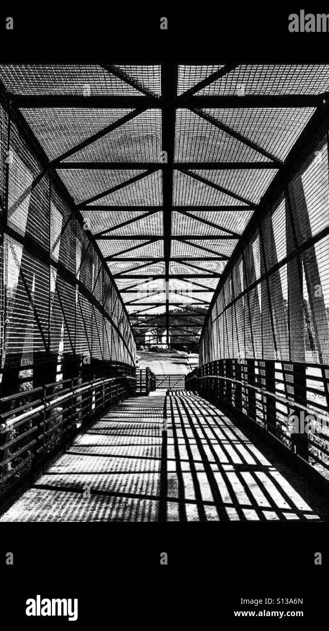 Black and white Bridge photo Stock Photo