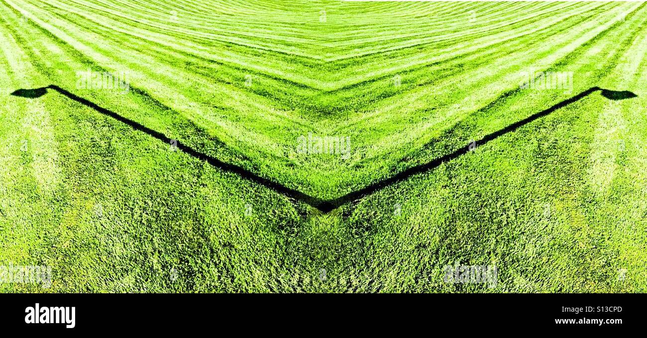 V symmetry - Smartphone Captured Stock Image