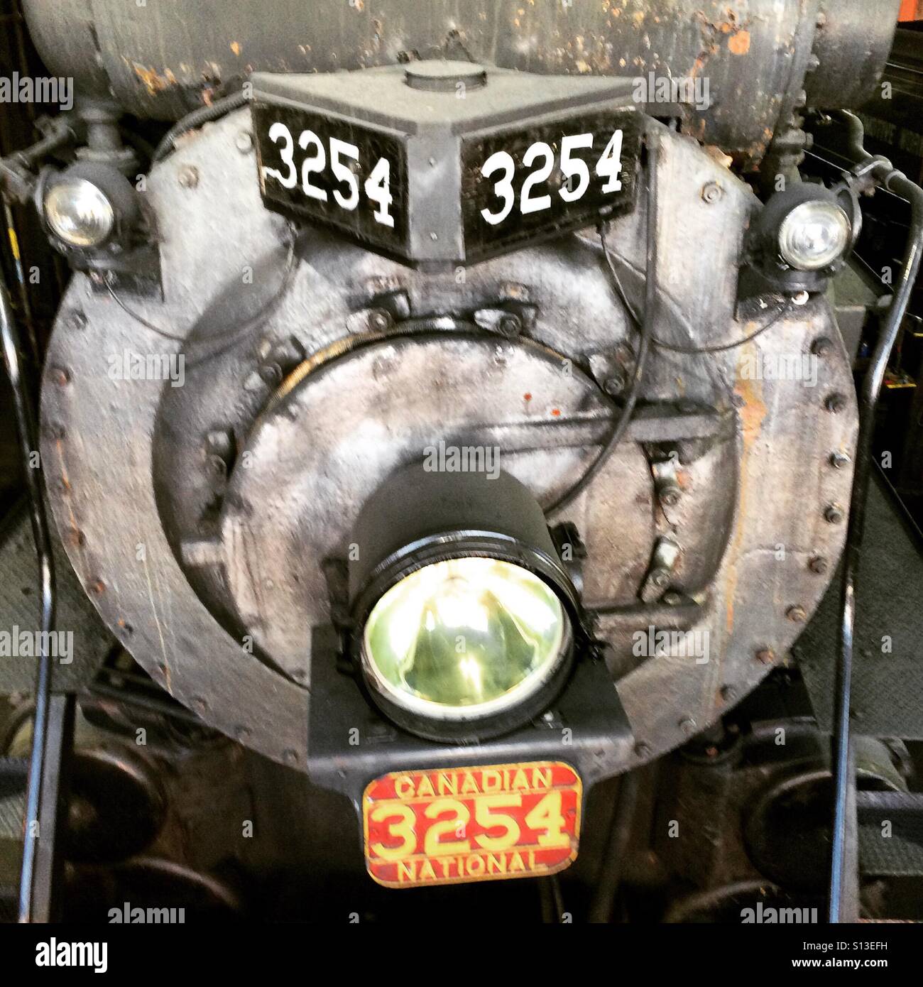 Steam Engine, Steamtown National Historic Site, Scranton, Pennsylvania - Smartphone Captured Stock Image