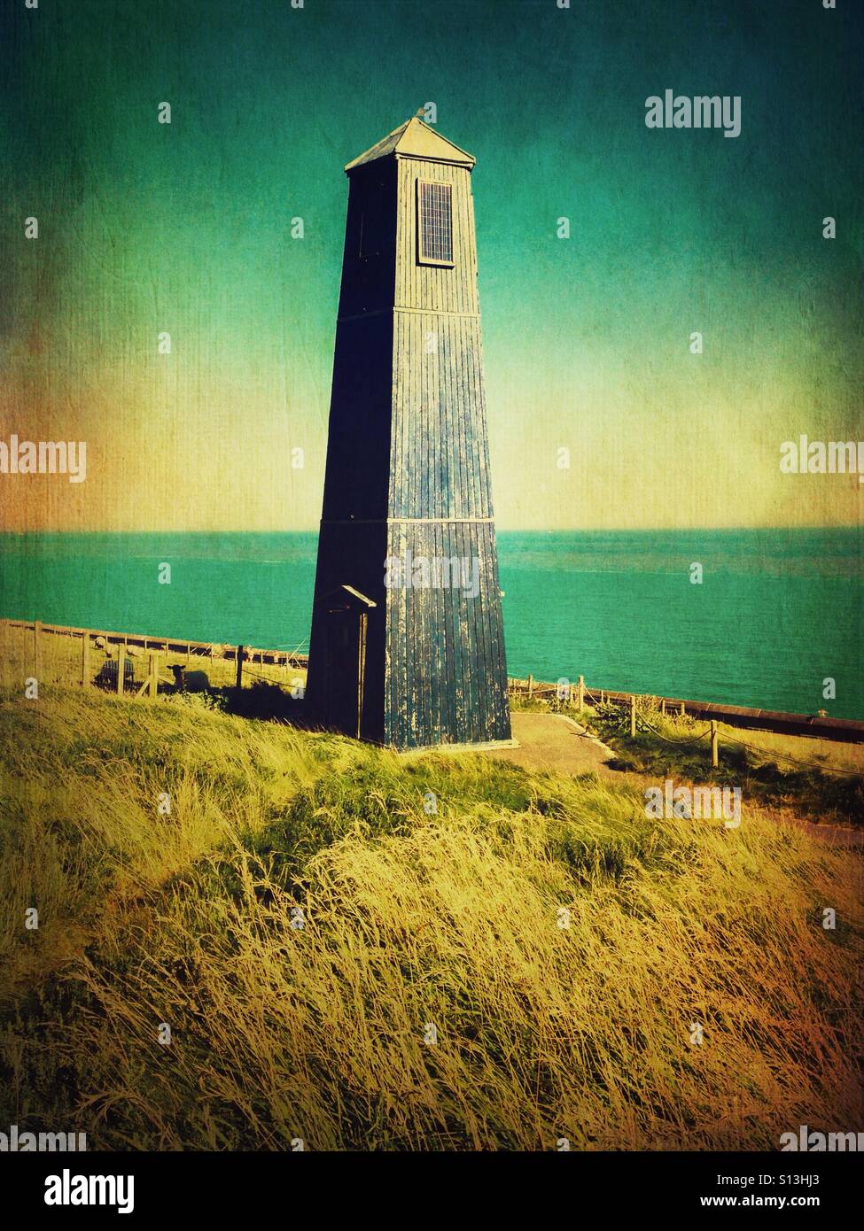 Obalisk at Samphire Hoe - Smartphone Captured Stock Image