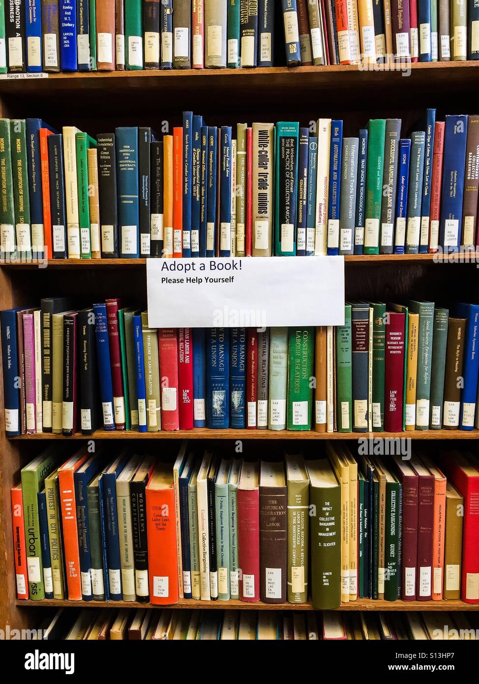 Adopt a book - Smartphone Captured Stock Image