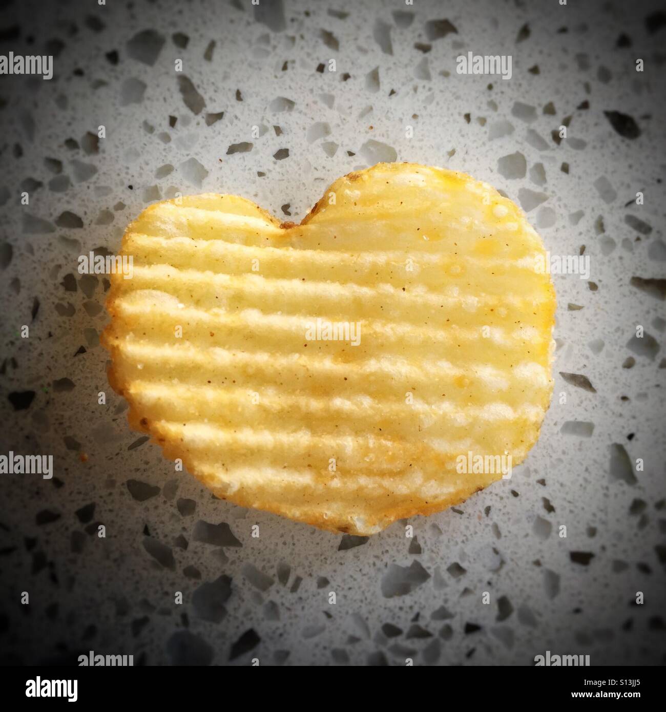 Heart shaped potato chip hires stock photography and images Alamy