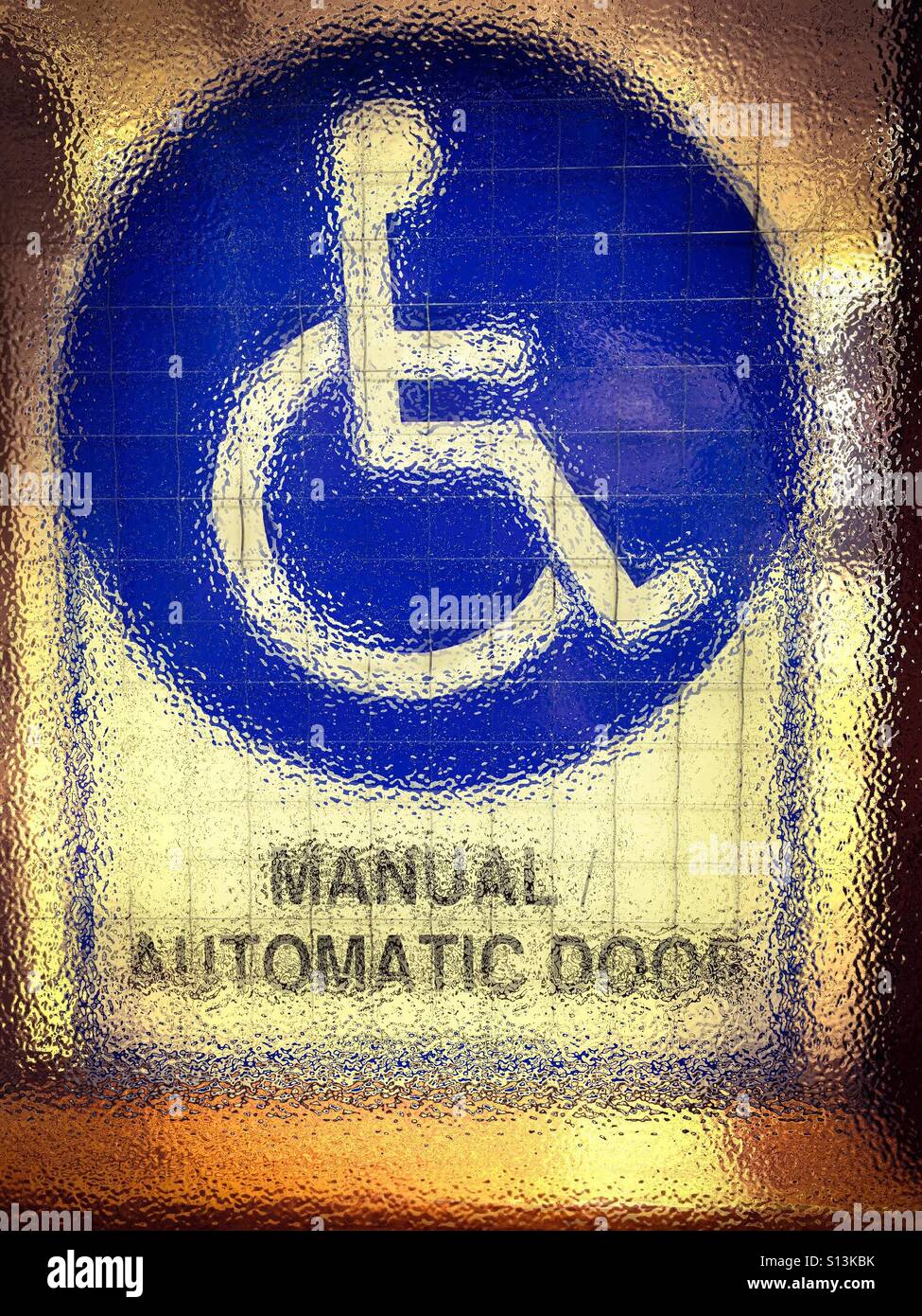 Behind glass - Smartphone Captured Stock Image