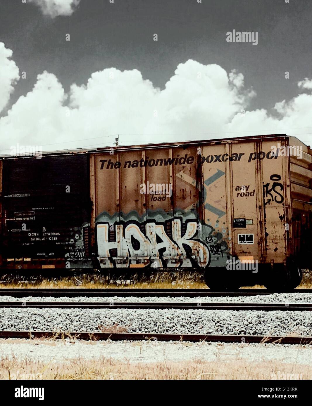 Boxcar with graffiti hires stock photography and images Alamy