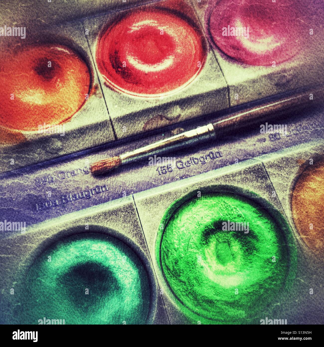 Paintbox - Smartphone Captured Stock Image