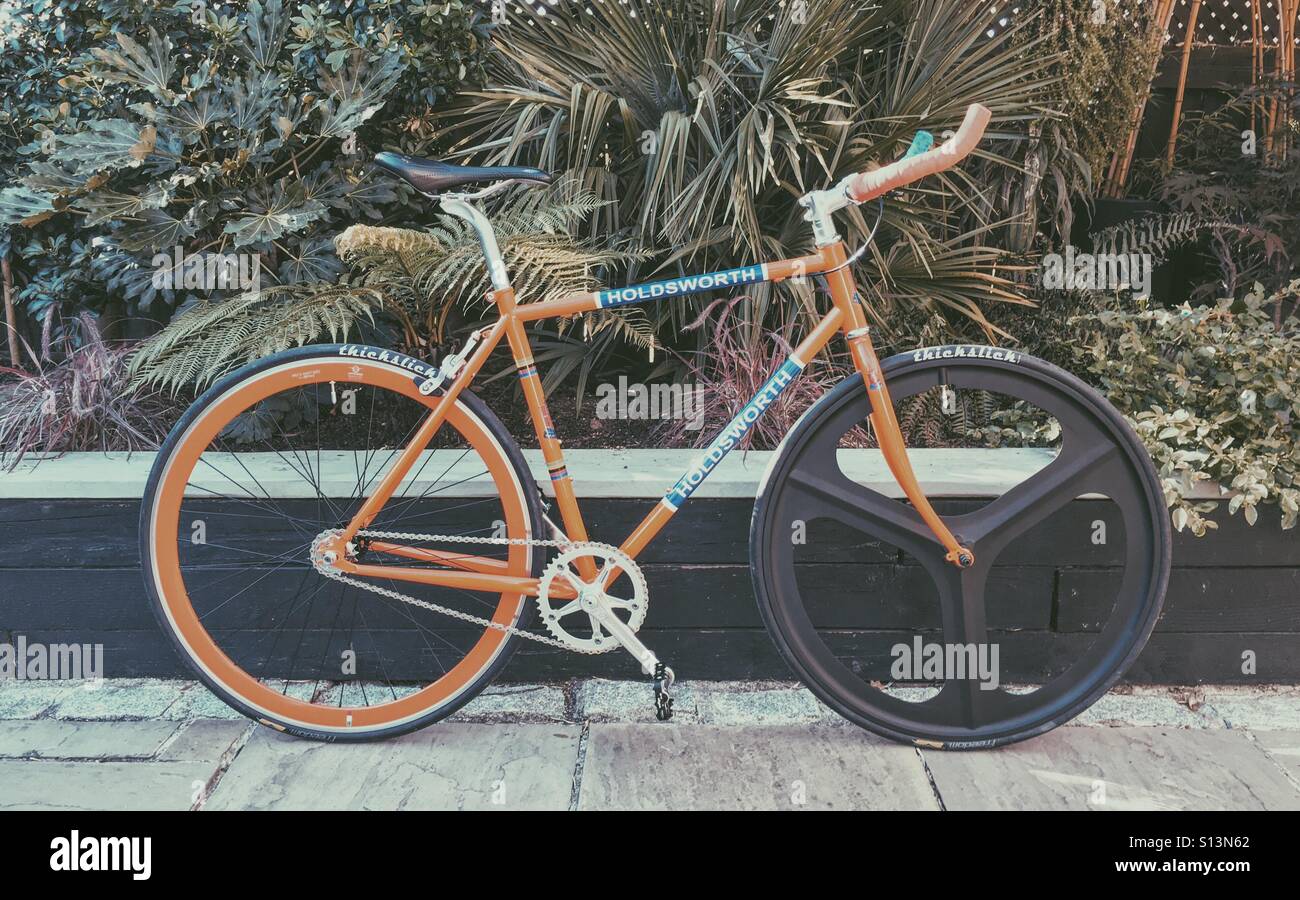 Fixie bikes are cool Stock Photo