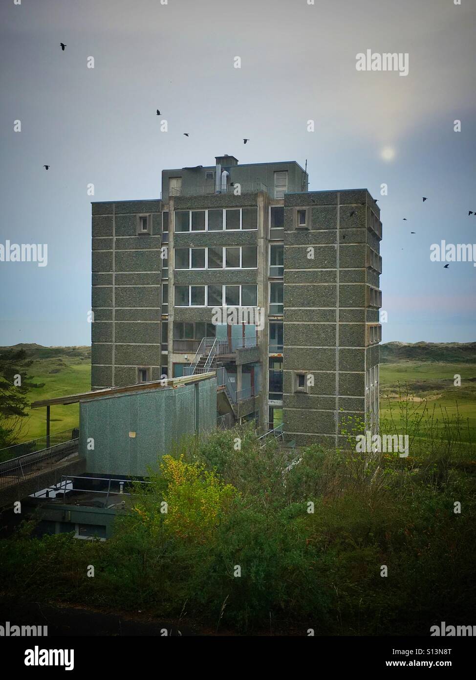 Coleg hall of residence in Harlech Wales UK - Smartphone Captured Stock Image