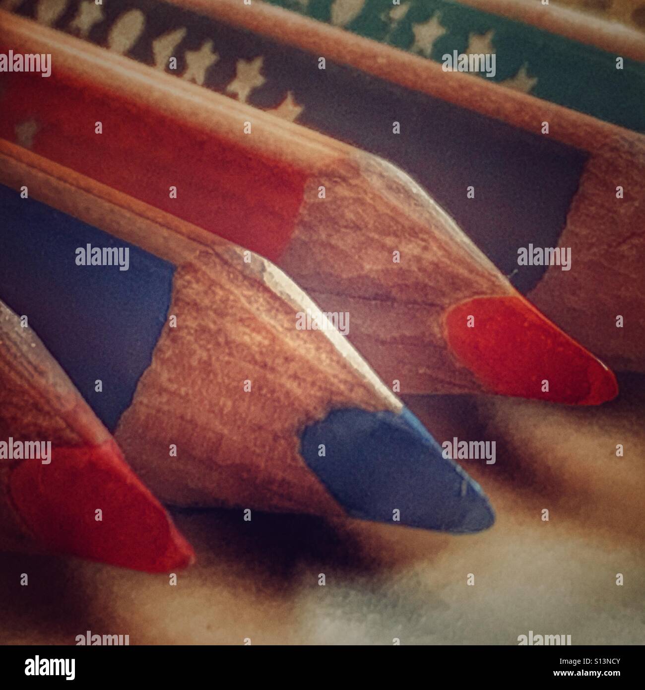 Colour pencils - Smartphone Captured Stock Image