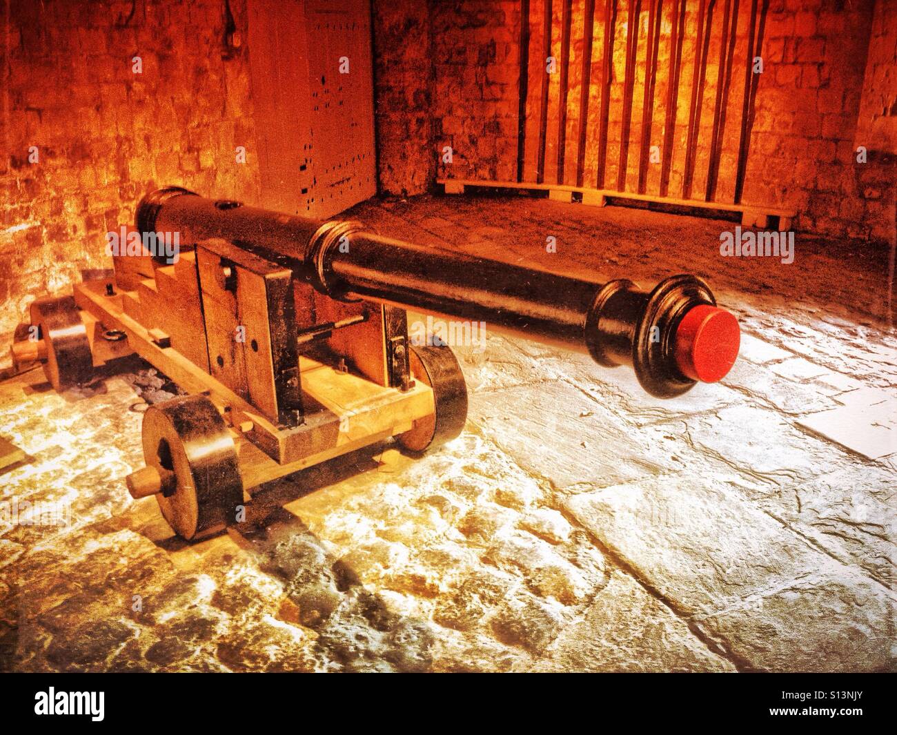 Old Canon - Smartphone Captured Stock Image