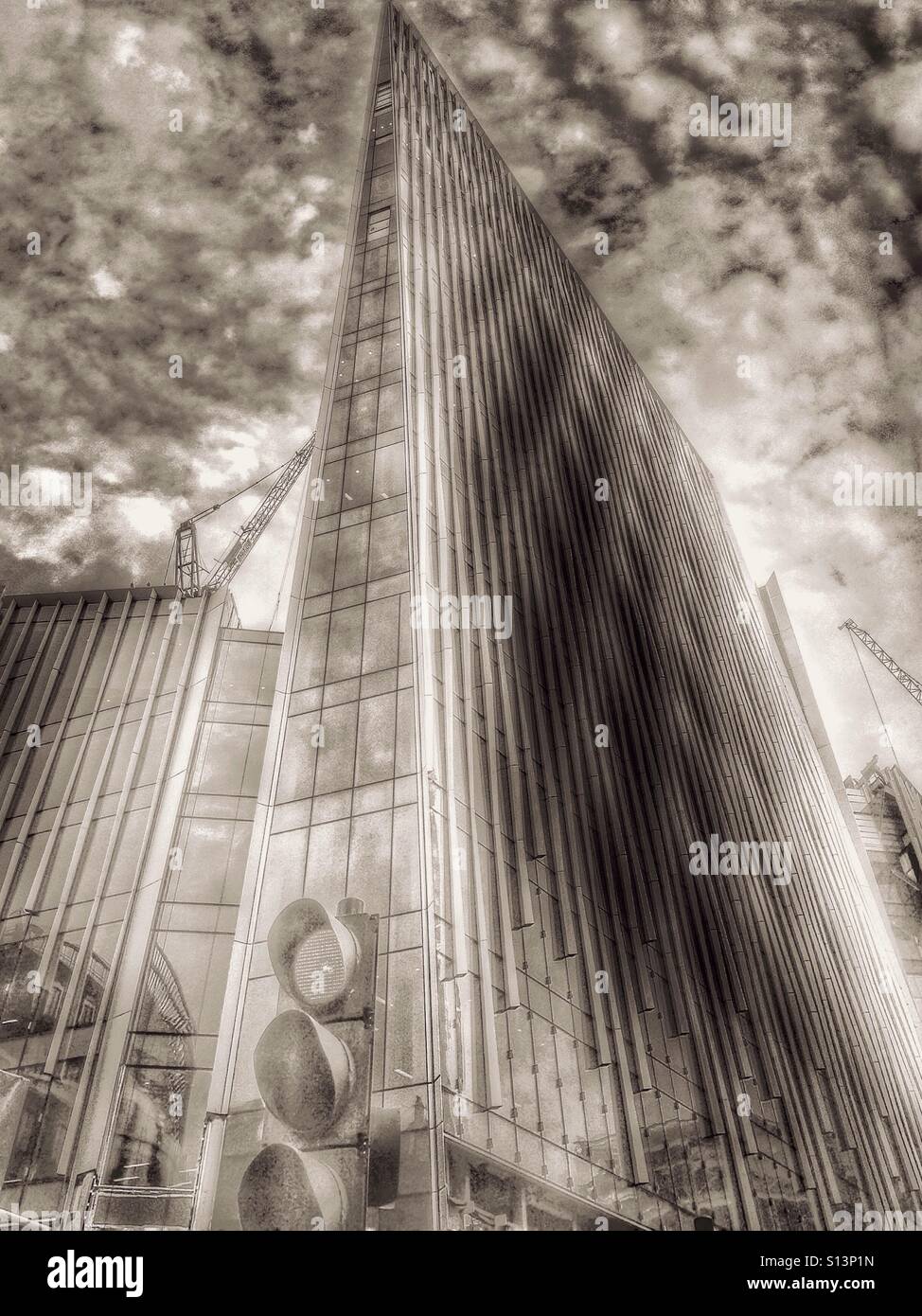 Architecture in Victoria street , London. - Smartphone Captured Stock Image