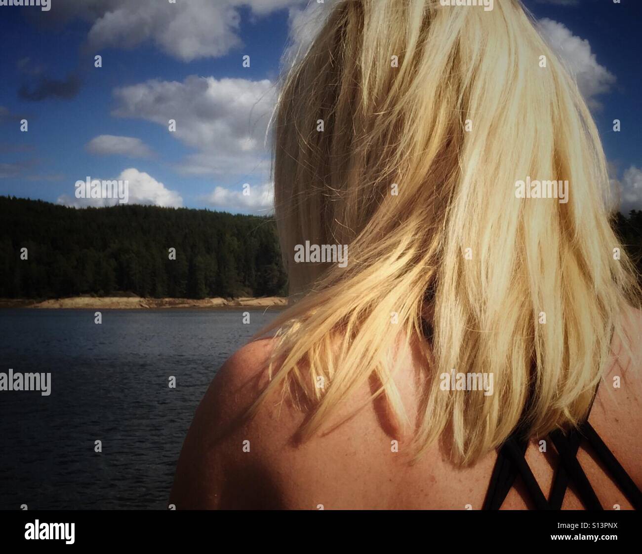 Lady of the lake Stock Photo Alamy