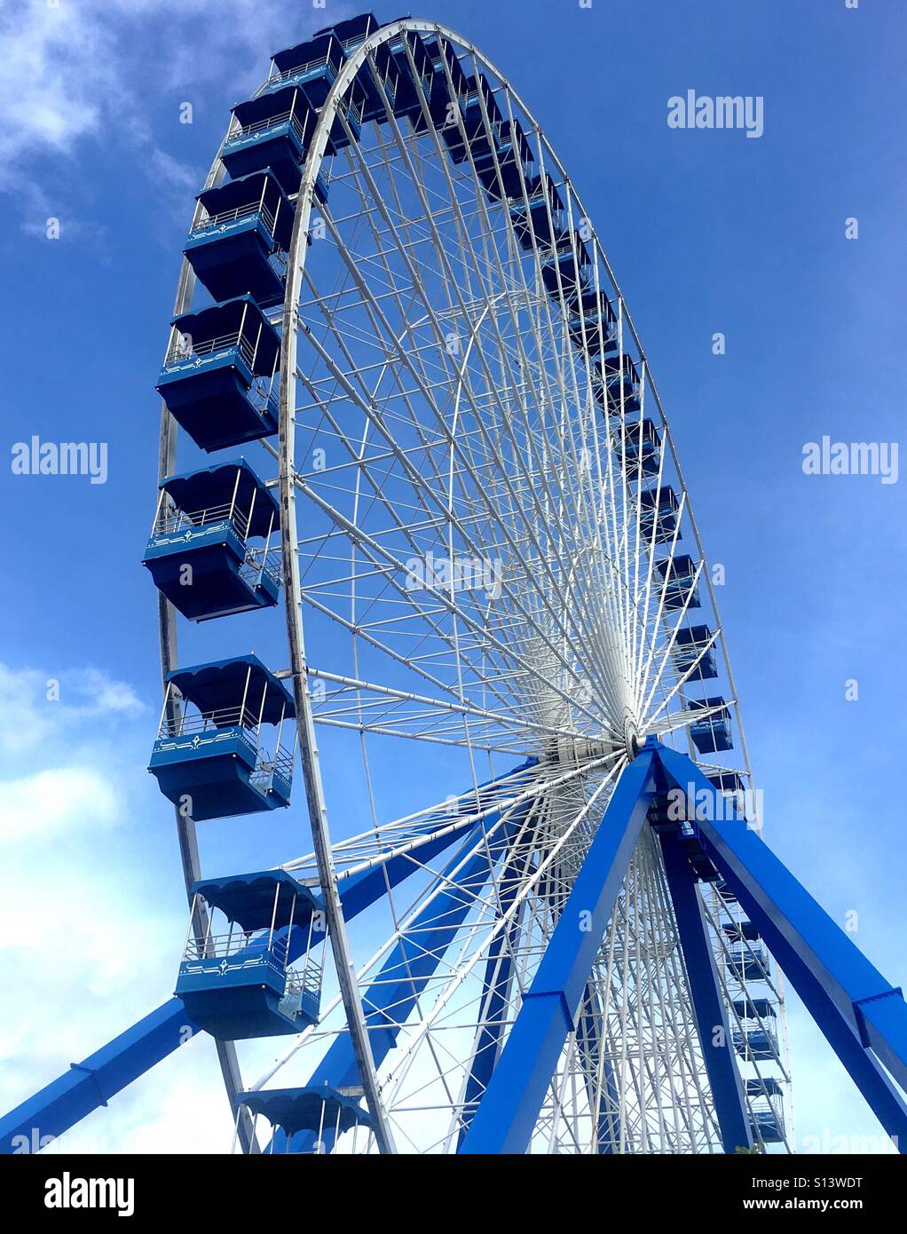Giant Ferris wheel - Smartphone Captured Stock Image
