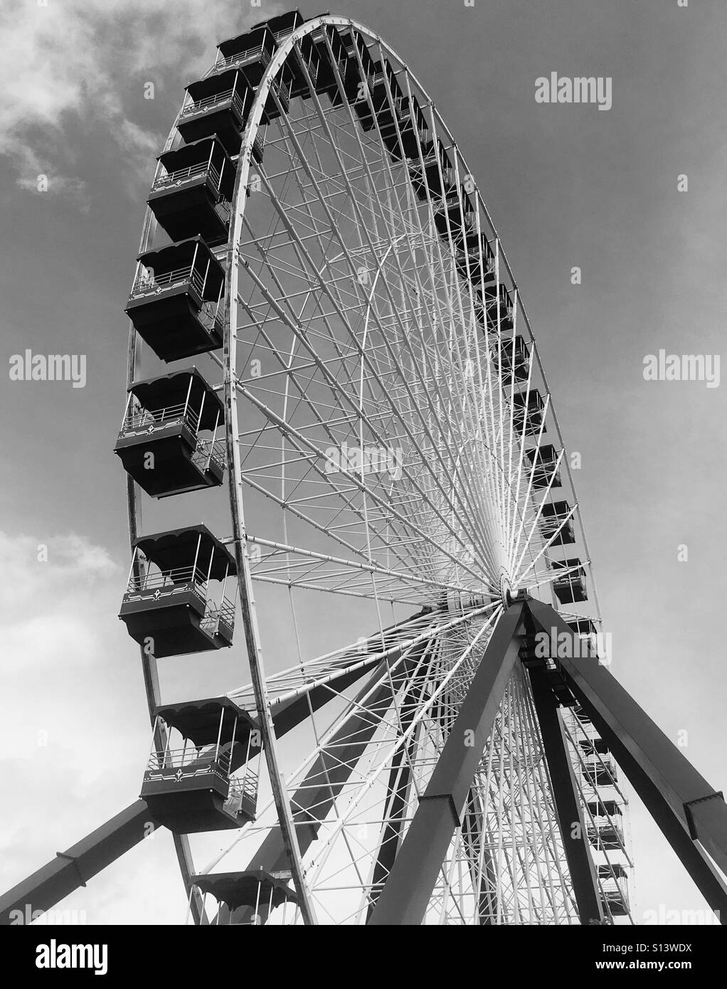 Giant Ferris wheel - Smartphone Captured Stock Image
