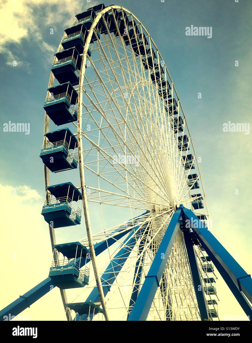 Giant Ferris wheel - Smartphone Captured Stock Image