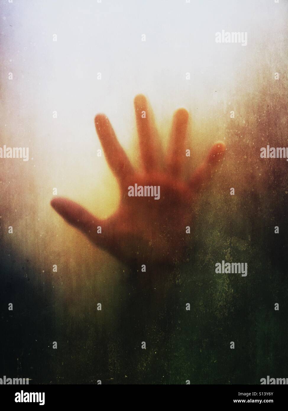 Trapped mans hand Stock Photo - Alamy
