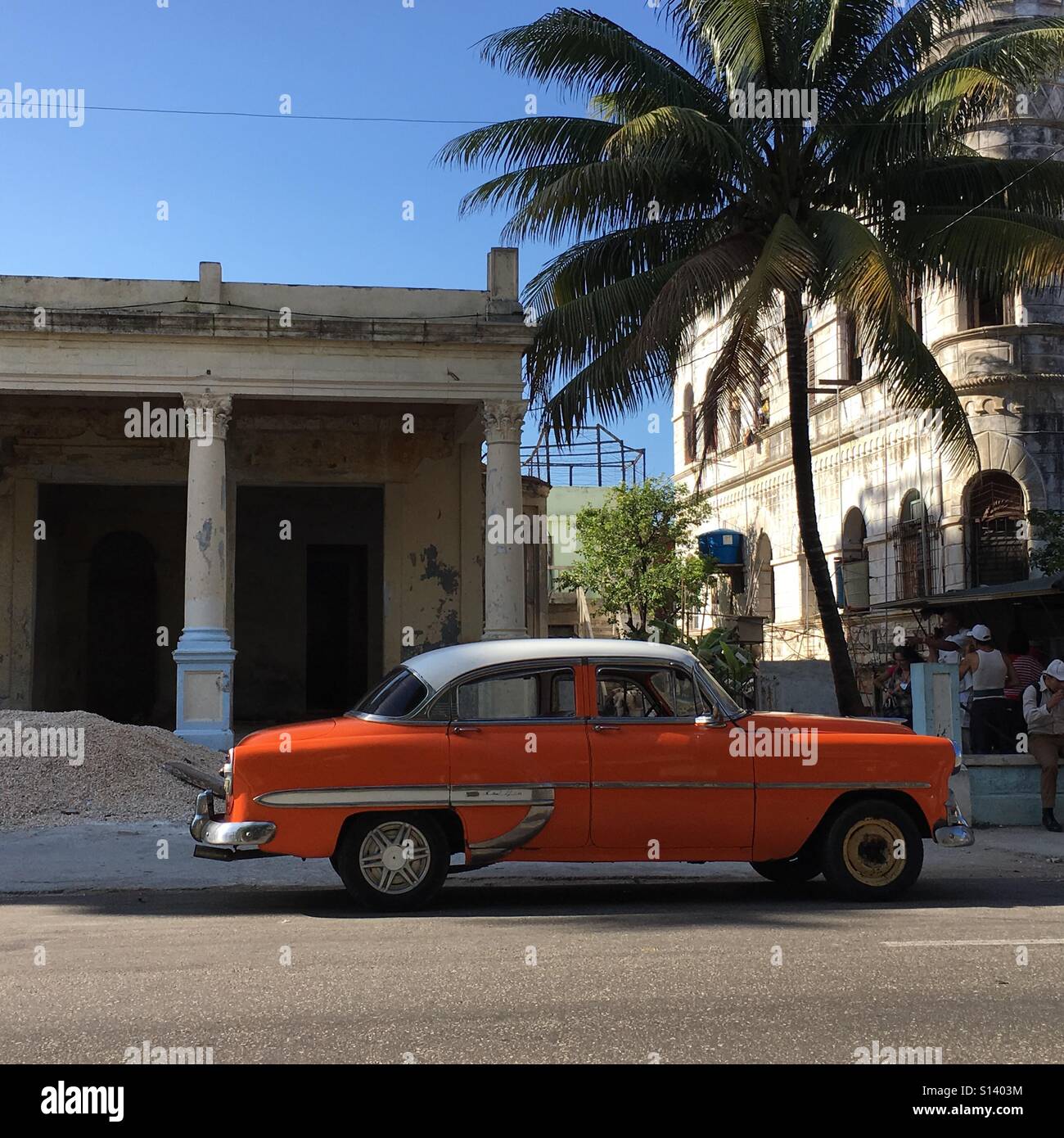 Car in Cuba Stock Photo